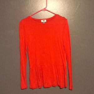 Red Long Sleeve Shirt